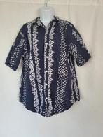 Leuke blauw-witte jaren '70 overhemd mt M, Kleding | Heren, Carnavalskleding en Feestkleding, Carnaval, Maat 48/50 (M), ., Ophalen of Verzenden