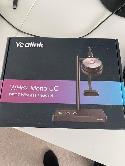 Yealink WH62 Mono UC, Computers en Software, Headsets, Zo goed als nieuw, Ophalen of Verzenden