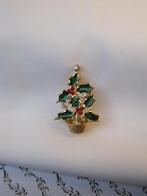 Broche Avon Nina Ricci  kerstboom/ groen emaille, Verzenden, Zo goed als nieuw