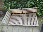 Vida XL houten tuinbankje, Ophalen, Gebruikt, Hout