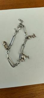 Zilveren gemerkt  925 bedel armband., Ophalen of Verzenden, Nieuw, Zilver