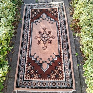 Handgeknoopt Perzisch vloerkleed 75 cm x 145 cm + aankoopbon beschikbaar voor biedingen