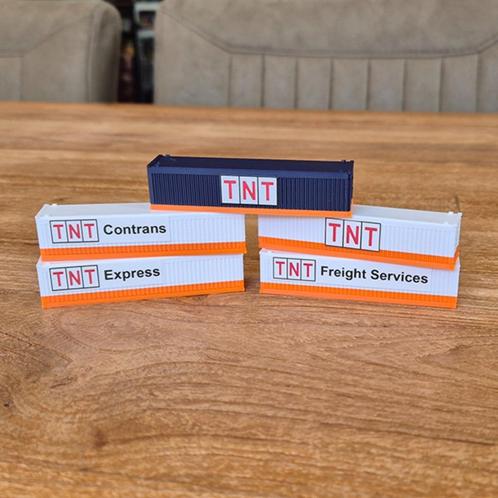 Zeecontainer 40ft – TNT – N-Scale / Schaal 1:160, Hobby en Vrije tijd, Modeltreinen | N-Spoor, Nieuw, Wagon, Gelijkstroom of Wisselstroom