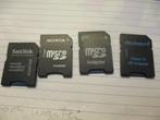 micro sd card adapter  4x, Ophalen of Verzenden, Zo goed als nieuw
