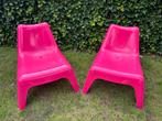 Ikea Vago stoel groot roze 2 stuks, Ophalen, Gebruikt, Kunststof