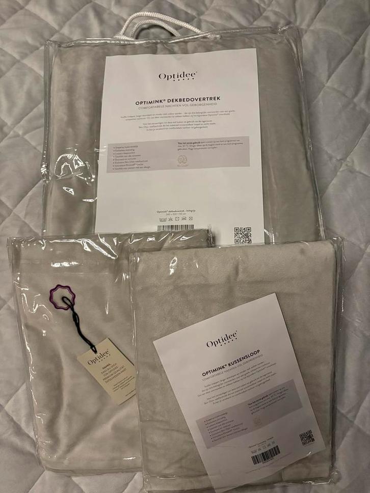 Optidee Optimink Dekbedovertrek en Kussensloop, Huis en Inrichting, Slaapkamer | Beddengoed, Nieuw, Dekbedovertrek, Tweepersoons