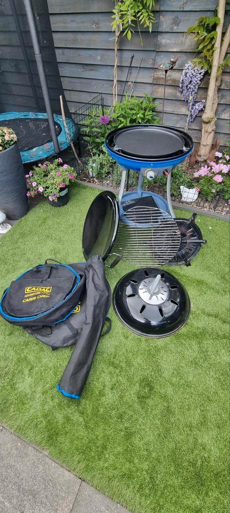 Skottelbraai zie omschrijving, Tuin en Terras, Gasbarbecues, Gebruikt, Ophalen