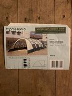 Obelink Impression 6 tunneltent - Familietent, Ophalen, Gebruikt, Tot en met 6