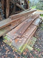 Eiken balken, gebintbalken en daksporen, planken 4,5 cm dik, Tuin en Terras, Ophalen, Gebruikt, 250 cm of meer, Balken