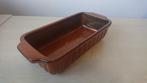 Retro vintage cactusbak bloempot bruin afm. 26x12 cm, Ophalen of Verzenden, Aardewerk, Rechthoekig, Binnen