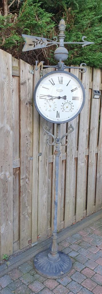 tuinklok met richting/windwijzer, Tuin en Terras, Windwijzers en Windmolens, Gebruikt, Ophalen