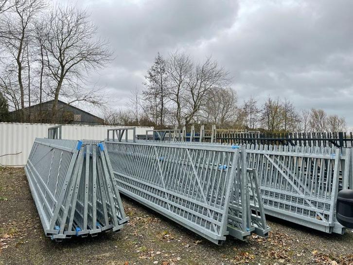 Schuifpoorten Nieuw div maten op voorraad!, Tuin en Terras, Tuinhekken en Hekwerk, Nieuw, IJzer, Ophalen