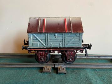 Bing Nürnberg cement wagon spoor 1. blik speelgoed trein. beschikbaar voor biedingen