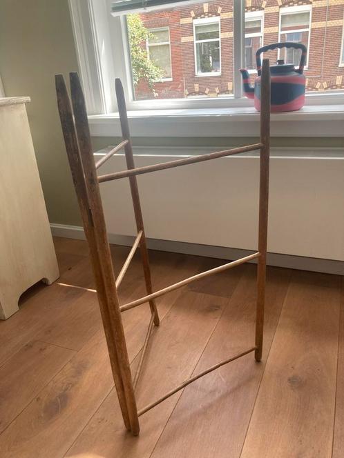 Antiek houten wasrekje, Huis en Inrichting, Kasten | Stellingkasten, Gebruikt, Ophalen