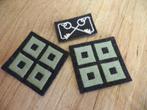 set uniform emblemen, Ophalen of Verzenden, Landmacht, Engeland, Embleem of Badge