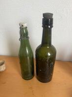 Twee oude bierflessen, Ophalen of Verzenden