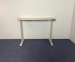 7 x Zit/sta bureau (elektrisch), licht eiken blad, 160 x 80, Ophalen, Elektrisch, Gebruikt, Stabureau