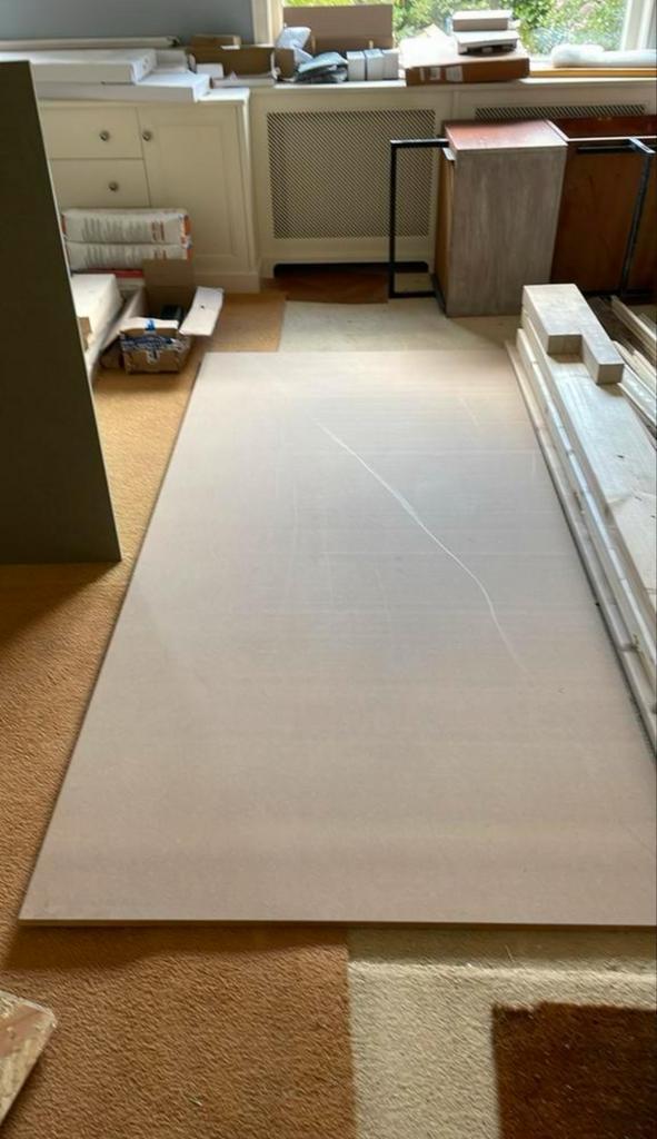 Nieuwe MDF Plaat 2440x1220x22mm - 70% PEFC, Doe-het-zelf en Verbouw, Platen en Panelen, Nieuw, Overige materialen, 20 tot 50 mm