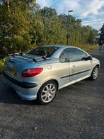 Peugeot 206 1.6 16V CC 2002 + winterbanden, Auto's, Voorwielaandrijving, Stof, Zwart, 4 cilinders