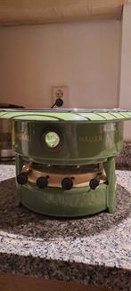 Petroleumstel 4 pits, Antiek en Kunst, Antiek | Emaille, Ophalen of Verzenden