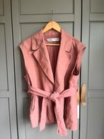 Mouwloze linnen blazer Zara xs-s, Zara, Ophalen of Verzenden, Zo goed als nieuw, Roze
