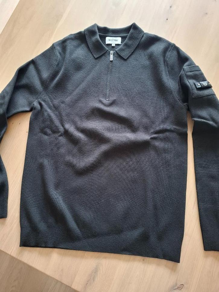 trui Quotrell zwart heren XL NIEUW!!!, Kleding | Heren, Truien en Vesten, Nieuw, Maat 56/58 (XL), Zwart, Ophalen of Verzenden