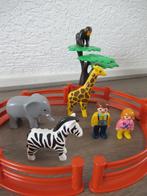 Playmobil 1.2.3 Dierentuin 6742, Ophalen of Verzenden, Zo goed als nieuw, Complete set