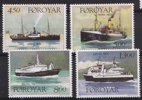 Foroyar 1999 Zeeschepen, Postzegels en Munten, Postzegels | Europa | Scandinavië, Postfris, Denemarken, Ophalen of Verzenden