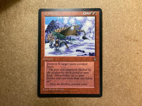 1x Avalanche (Excellent), Hobby en Vrije tijd, Verzamelkaartspellen | Magic the Gathering, Zo goed als nieuw, Losse kaart, Ophalen of Verzenden