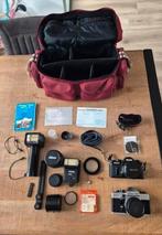 Ricoh XR500 Auto + Praktica MTL5 met lenzen & accesoires, Ophalen of Verzenden, Zo goed als nieuw, Overige Merken, Geen optische zoom