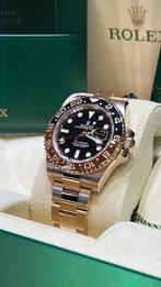 Rolex gmt master II rose gold rootbeer Ref 126715CHNR, Rolex, Polshorloge, Ophalen of Verzenden, Zo goed als nieuw