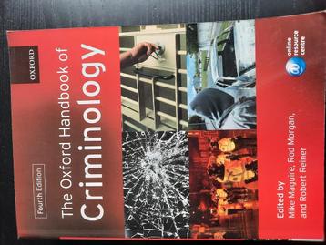 The Oxford Handbook of Criminology - Fourth Edition beschikbaar voor biedingen