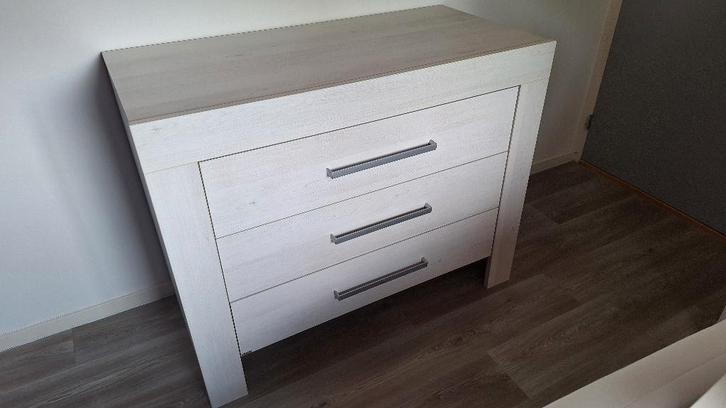 Kinderkamer meubels Paidi white wash., Kinderen en Baby's, Kinderkamer | Complete kinderkamers, Gebruikt, Jongetje of Meisje, Ophalen