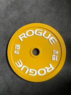 Rogue calibrated plates 15kg, Sport en Fitness, Ophalen, Zo goed als nieuw