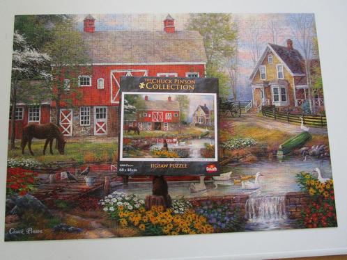 Goliath - legpuzzel Chuck Pinson, Hobby en Vrije tijd, Denksport en Puzzels, Zo goed als nieuw, Legpuzzel, 500 t/m 1500 stukjes