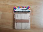 ijslollystokjes craft sticks hout, Hobby en Vrije tijd, Knutselen, Ophalen of Verzenden, Nieuw, Materiaal