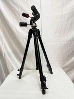 Manfrotto 144B statief + Qihe QH-J903YT Kop, Audio, Tv en Foto, Fotografie | Statieven en Balhoofden, N, N, Zo goed als nieuw