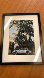 Porsche poster inclusief fotolijst (33x43cm), Rechthoekig Staand, Met lijst, Nieuw, Ophalen of Verzenden