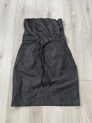 Zwarte strapless avond gala jurk maat 36 beschikbaar voor biedingen