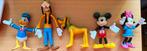 Vintage Disney Figuren Set - Mickey, Minnie, Donald, Goofy,, Antiek en Kunst, Verzenden