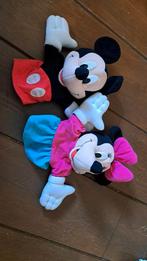 2 handpoppen van Mickey en Minnie Mouse, Ophalen of Verzenden, Zo goed als nieuw