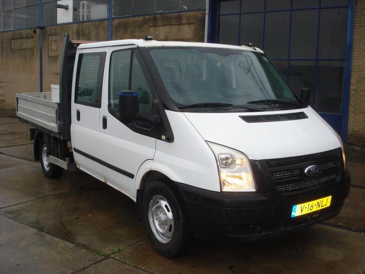 Ford Transit PICK-UP L2H1 TDCi 100pk DUBBELE CABINE, Auto's, Bestelauto's, Bedrijf, Te koop, Radio, Ford, Diesel, Euro 5, Handgeschakeld