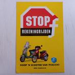 Oude sticker.  STOP Rekeningrijden.     PIAGGIO., Ophalen of Verzenden, Zo goed als nieuw, Overige typen