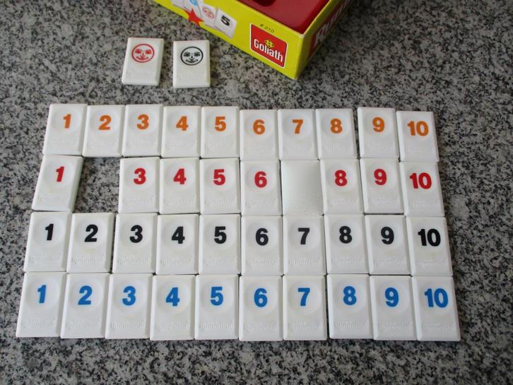 Losse stenen van My First Rummikub, Hobby en Vrije tijd, Gezelschapsspellen | Bordspellen, Zo goed als nieuw, Verzenden
