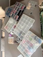 Diverse bakjes met kralen., Ophalen of Verzenden, Zo goed als nieuw, Kraal