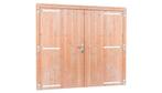 Douglas dubbele deur incl. kozijn, 255 x 209 cm, Ophalen, Nieuw, Buitendeur, Hout