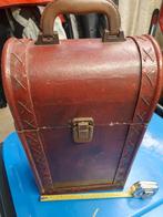 Wijnkoffer voor 2 wijnflessen, Ophalen of Verzenden, Zo goed als nieuw, Hard kunststof, Minder dan 50 cm