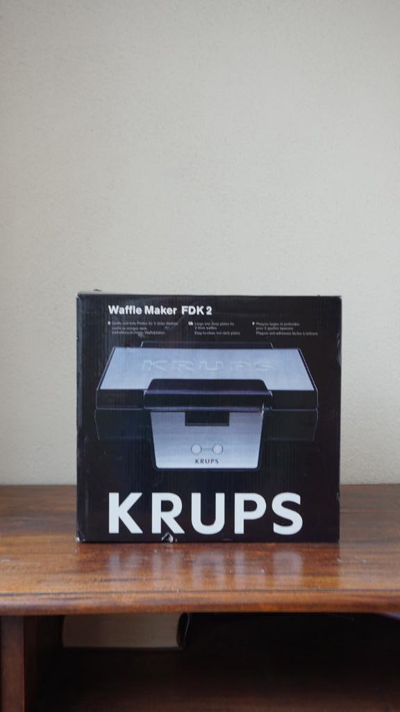 Krups Wafelmaker FDK2, Witgoed en Apparatuur, Wafelijzers, Zo goed als nieuw, Ophalen