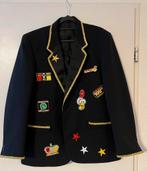 Oeteldonk jas heren maat M zwart, Ophalen of Verzenden, Zo goed als nieuw, Maat 48/50 (M)