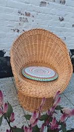 Rotan vintage kinder stoel/fauteuil, Huis en Inrichting, Stoelen, Ophalen, Riet of Rotan, Eén, Ibiza stijl